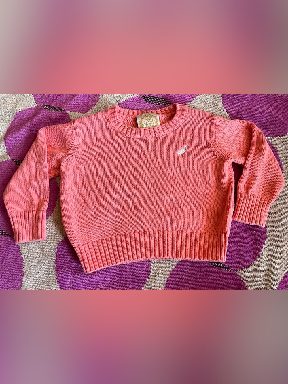 Beaufort Bonnet Company Isabelle's Sweater Parrot Cay White Stork